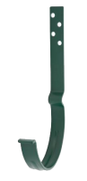 Крюк крепления желоба длинный, сталь, d-125 мм, зеленый, Aquasystem